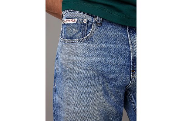 Ανδρικό Slim Straight Τζιν Μπλε Calvin Klein J30J326541-1A4