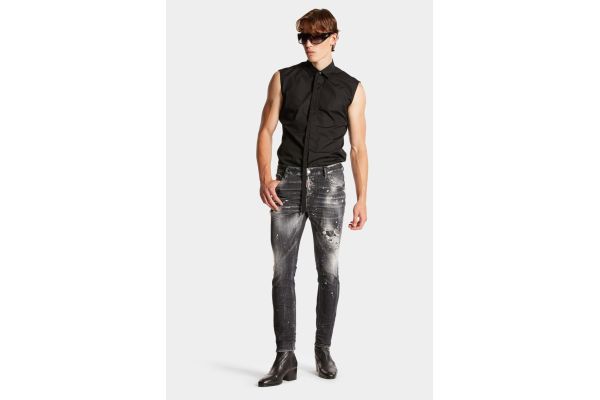 Ανδρικό Skater Τζιν Μαύρο Dsquared2 S71LB1373S30503-900