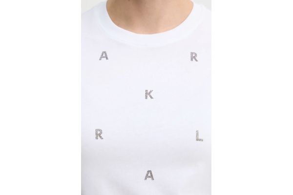Γυναικείο T-shirt Λευκό Karl Lagerfeld A1W17078-100 WHITE