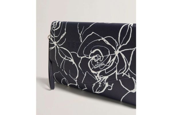 Γυναικείος Almikon Linear Rose Φάκελος Navy Μπλε Ted Baker 278414-NAVY