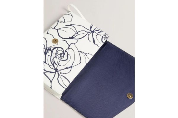 Γυναικείος Almikon Linear Rose Φάκελος Εκρού Ted Baker 278414-CREAM