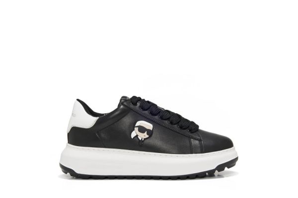 Ανδρικά Δερμάτινα NFT Sneakers Μαύρα Karl Lagerfeld KL57530-000 BLACK