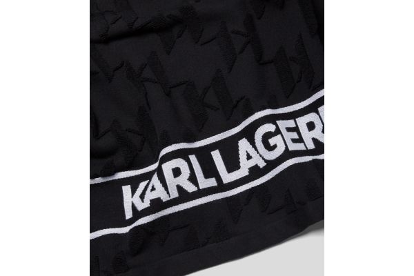 Unisex K/Essential Logo Πετσέτα Μαύρη Karl Lagerfeld A1W43001-999 BLACK