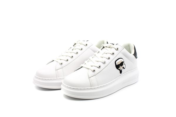Γυναικεία Δερμάτινα Sneakers Λευκά Karl Lagerfeld KL62530N-011 WHITE