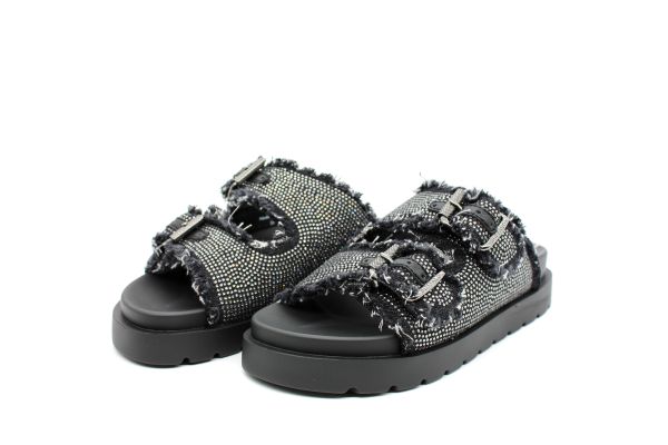 Γυναικείες Eve Ari Spark Παντόφλες Μαύρες Buffalo BUF1602291-BLACK