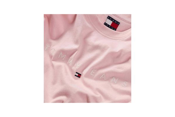 Ανδρικό T-shirt Ροζ Tommy Jeans DM0DM20744-TH3