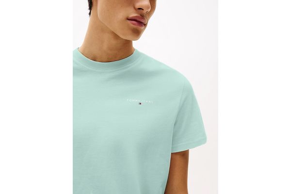 Ανδρικό T-shirt Μέντα Tommy Jeans DM0DM21188-L6V