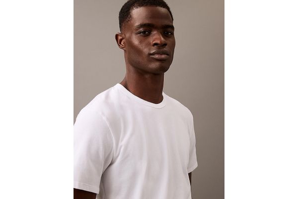 Ανδρικό Σετ T-shirt 3 Τεμαχίων Λευκό Calvin Klein LV00NB4185-100