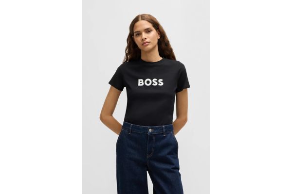 Γυναικείο C_Elogo 5 T-Shirt Μαύρο Boss 50501139-001
