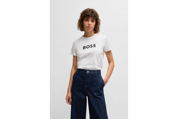 Γυναικείο C_Elogo 5 T-Shirt Λευκό Boss 50501139-100