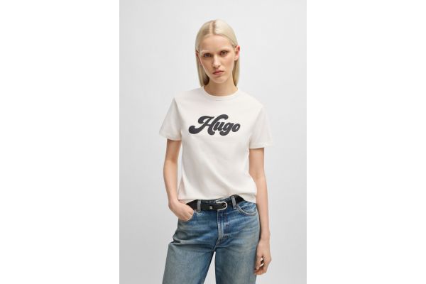 Γυναικείο Damacia 4 T-Shirt Λευκό Hugo 50539101-110