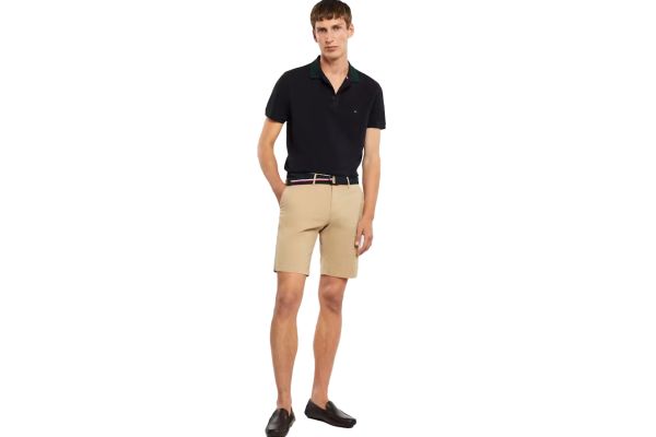 Ανδρική Βερμούδα Μπεζ Tommy Hilfiger MW0MW24874-RBT