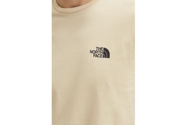 Ανδρικό S/S Simple Dome T-shirt Μπεζ The North Face NF0A87NG-3X41