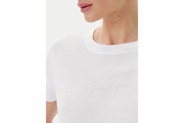 Γυναικείο C Esogo 2 MA Crystal T-Shirt Λευκό Boss 50538826-101