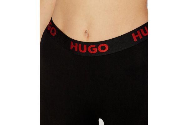 Γυναικείο Sporty Logo Κολάν Μαύρο Hugo 50495304-001