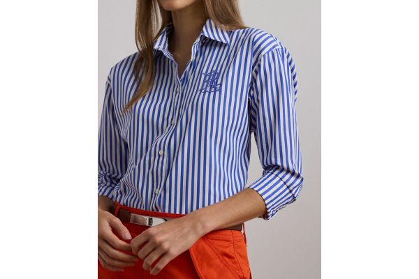 Γυναικείο Kotta Ριγέ Πουκάμισο Μπλε Ralph Lauren 200957334001-400