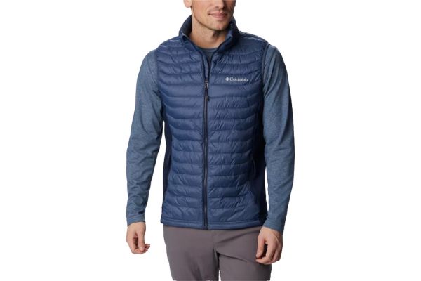 Ανδρικό Powder Pass Hybrid Γιλέκο Μπλε Columbia 2126111-478